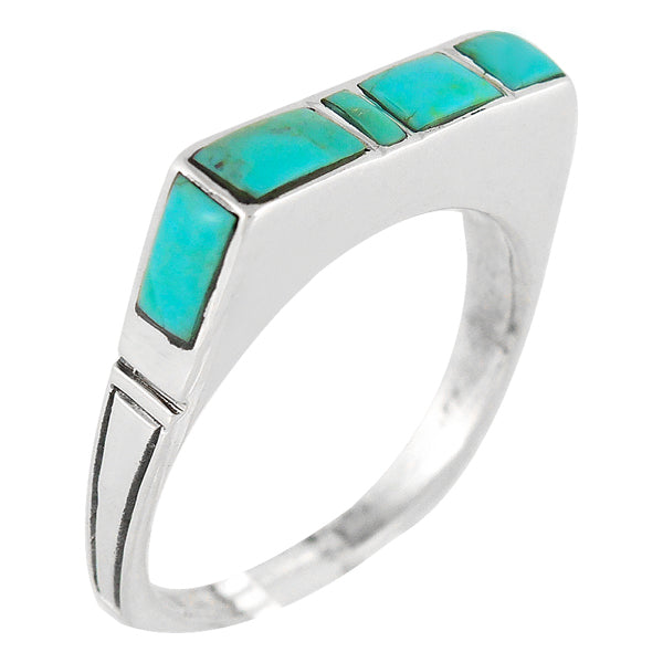 Turquoise Ring Sterling Silver R2067-C75