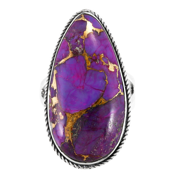 Purple Turquoise Ring Sterling Silver R2219-C77