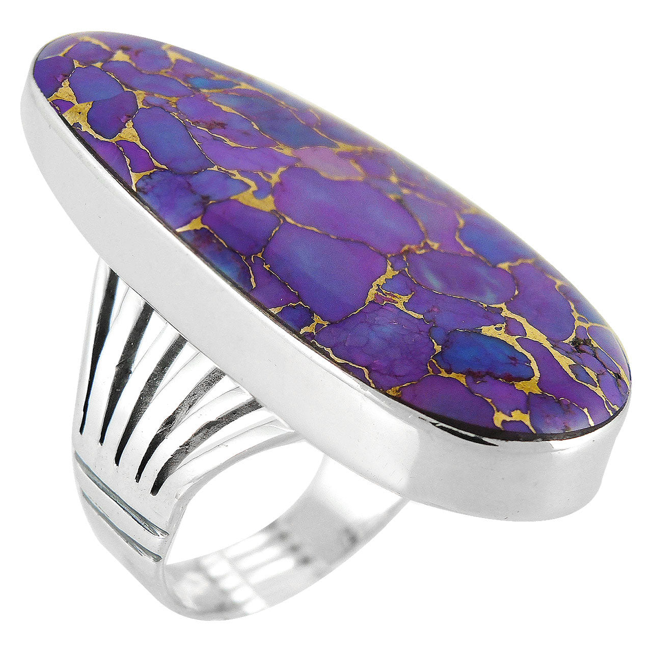 Purple Turquoise Ring Sterling Silver R2220-C77