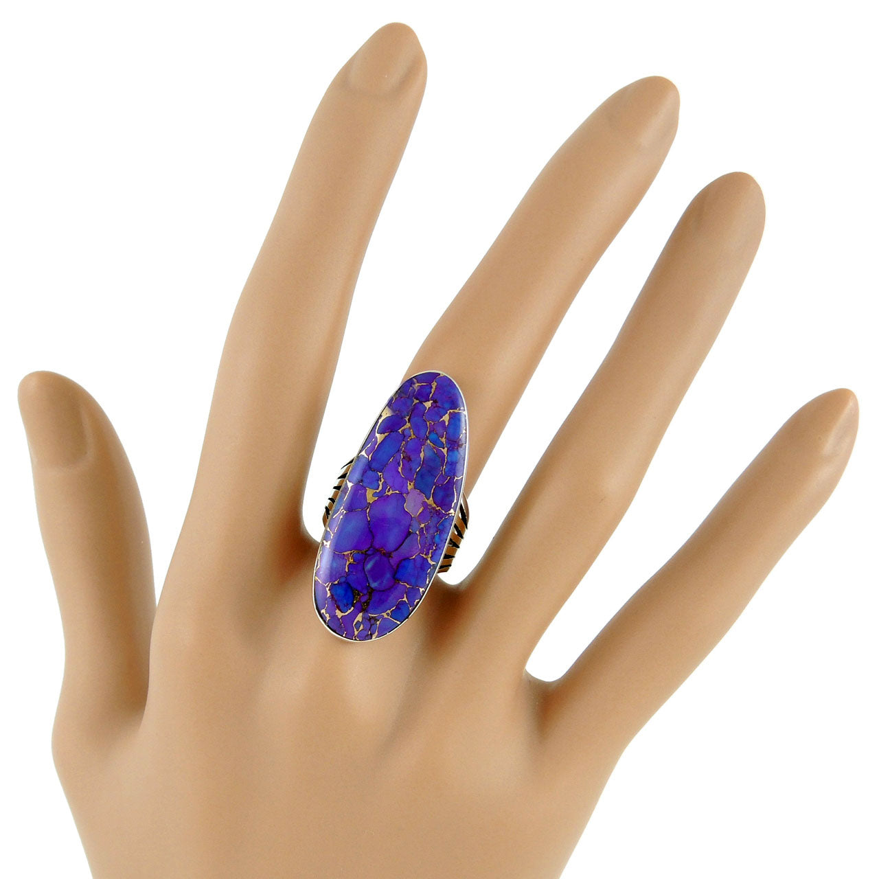 Purple Turquoise Ring Sterling Silver R2220-C77