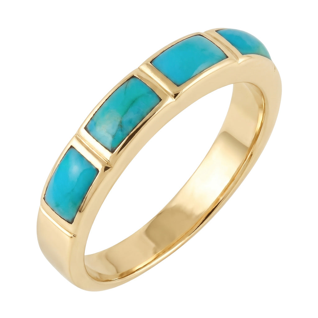 Turquoise Ring GoldCopper R2232-GB-C75