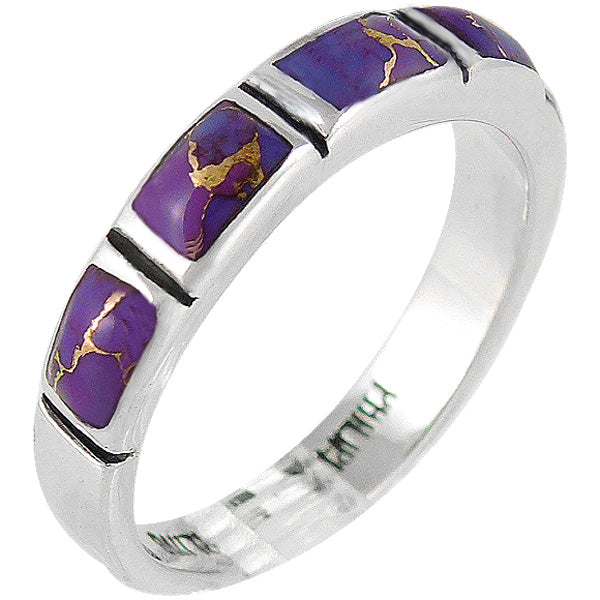 Purple Turquoise Ring Sterling Silver R2232-C77