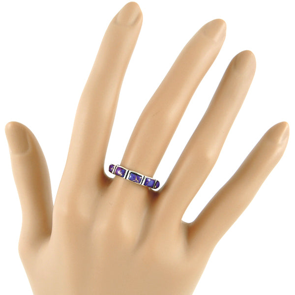 Purple Turquoise Ring Sterling Silver R2232-C77