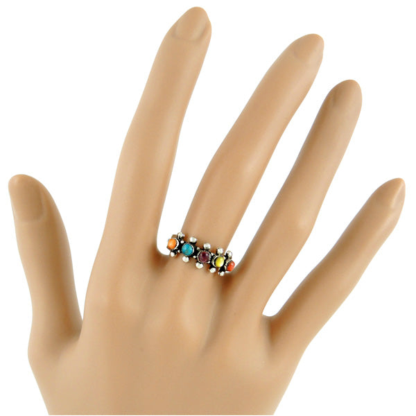 Multicolor Ring Sterling Silver R2241-C71