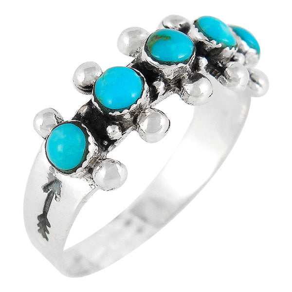 Turquoise Ring Sterling Silver R2241-C75
