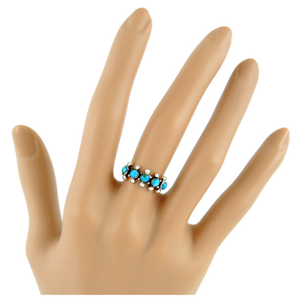 Turquoise Ring Sterling Silver R2241-C75