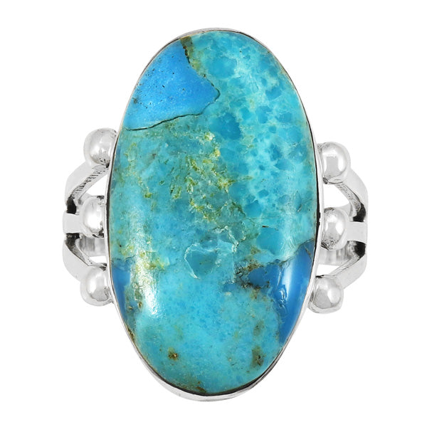 Turquoise Ring Sterling Silver R2242-LG-C75