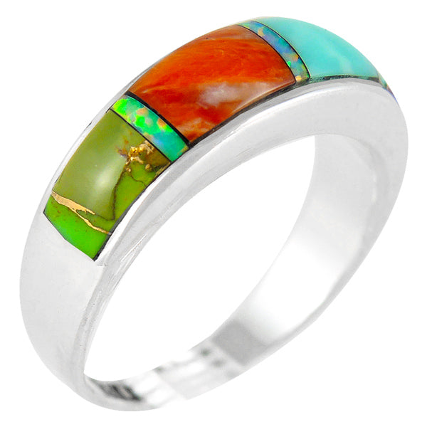 Multicolor Ring Sterling Silver R2244-C01