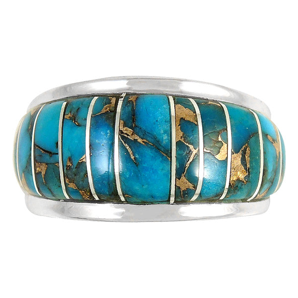 Matrix Turquoise Ring Sterling Silver R2249-C84