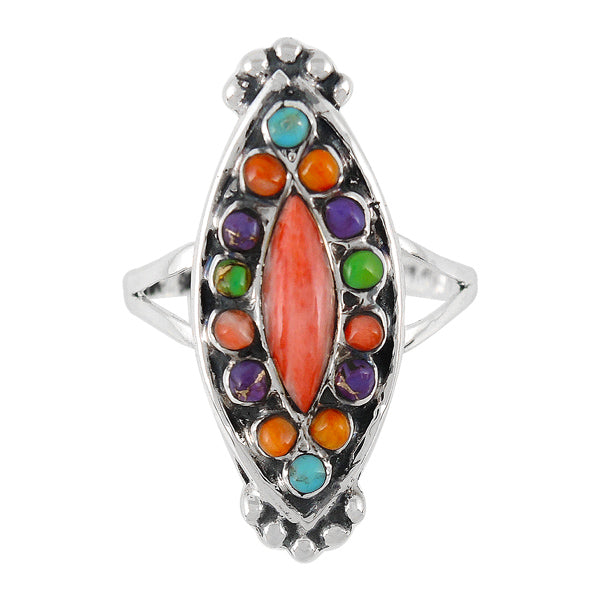Multicolor Ring Sterling Silver R2250-C71