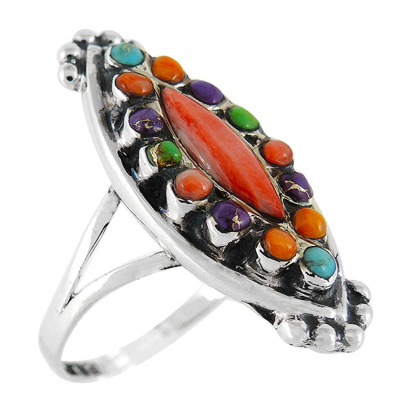 Multicolor Ring Sterling Silver R2250-C71