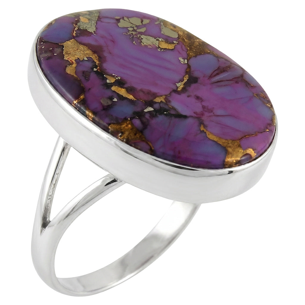 Purple Turquoise Ring SilveryCopper™ R2260-SB-C77