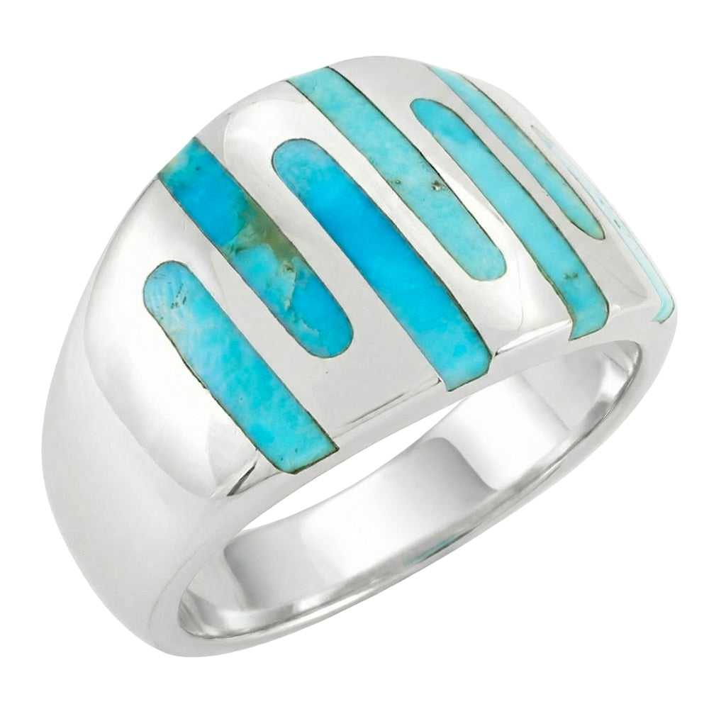 Turquoise Ring Sterling Silver R2272-C05