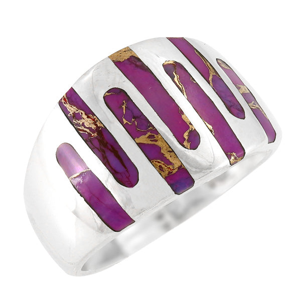 Purple Turquoise Ring Sterling Silver R2272-C07