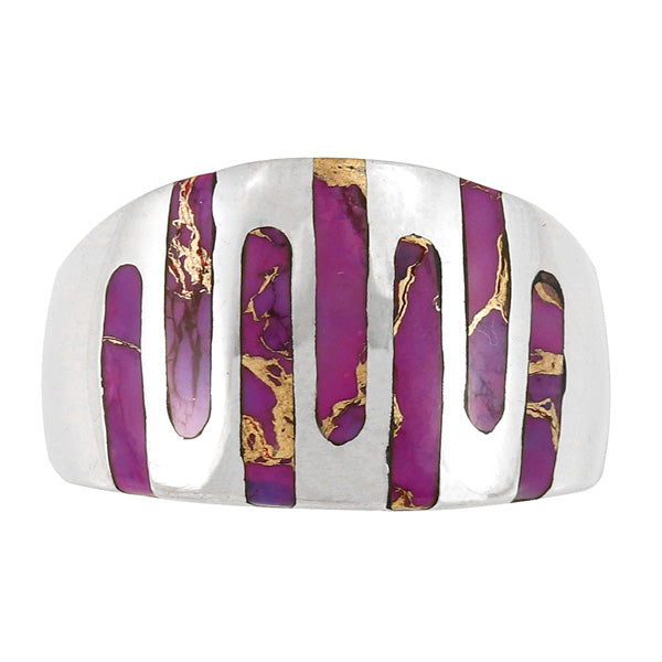 Purple Turquoise Ring Sterling Silver R2272-C07