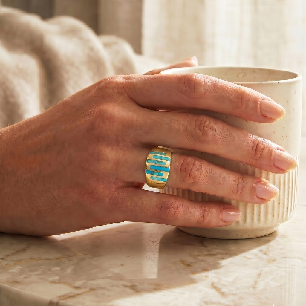 Turquoise Ring GoldCopper™ R2272-GB-C05
