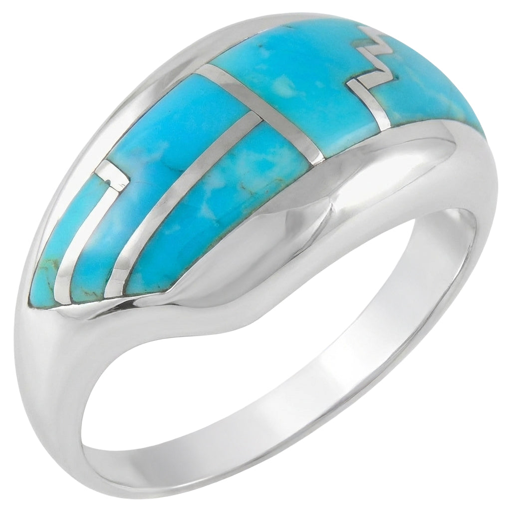 Turquoise Ring Sterling Silver R2273-C05