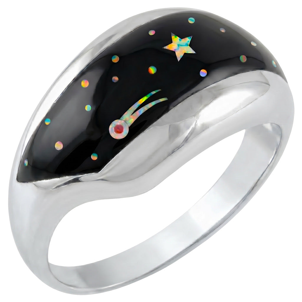 FINAL CLEARANCE - Multi Gemstone Shooting Stars SilveryCopper™ R2273-SB-C27