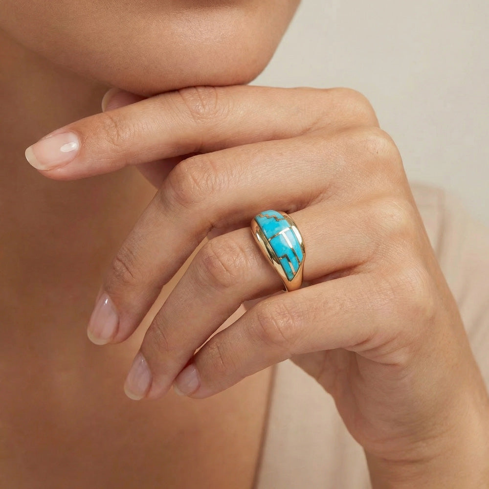 Turquoise Ring GoldCopper™ R2273-GB-C05