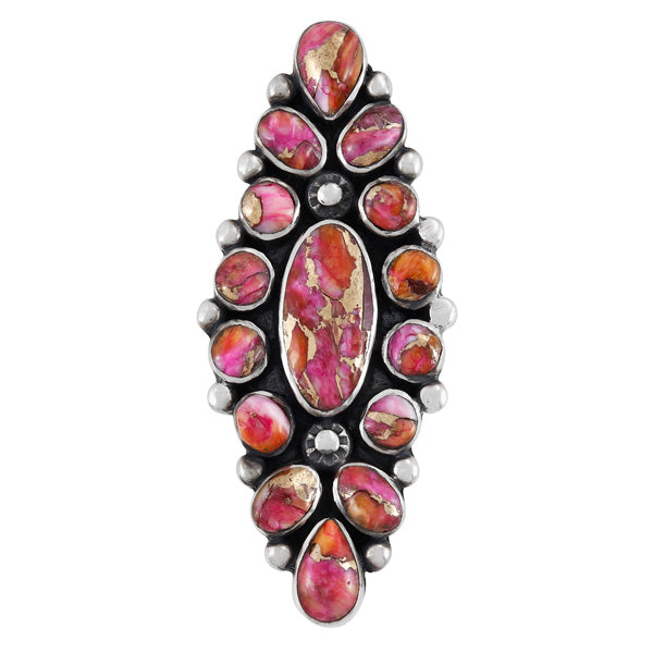 Plum Spiny Ring Sterling Silver R2283-C92