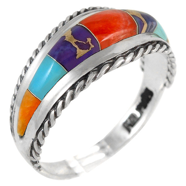 Multicolor Ring Sterling Silver R2285-C01