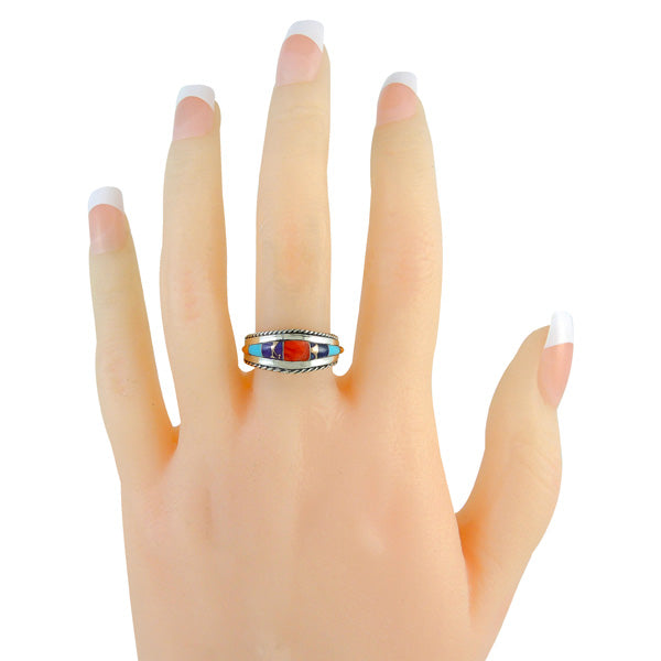 Multicolor Ring Sterling Silver R2285-C01