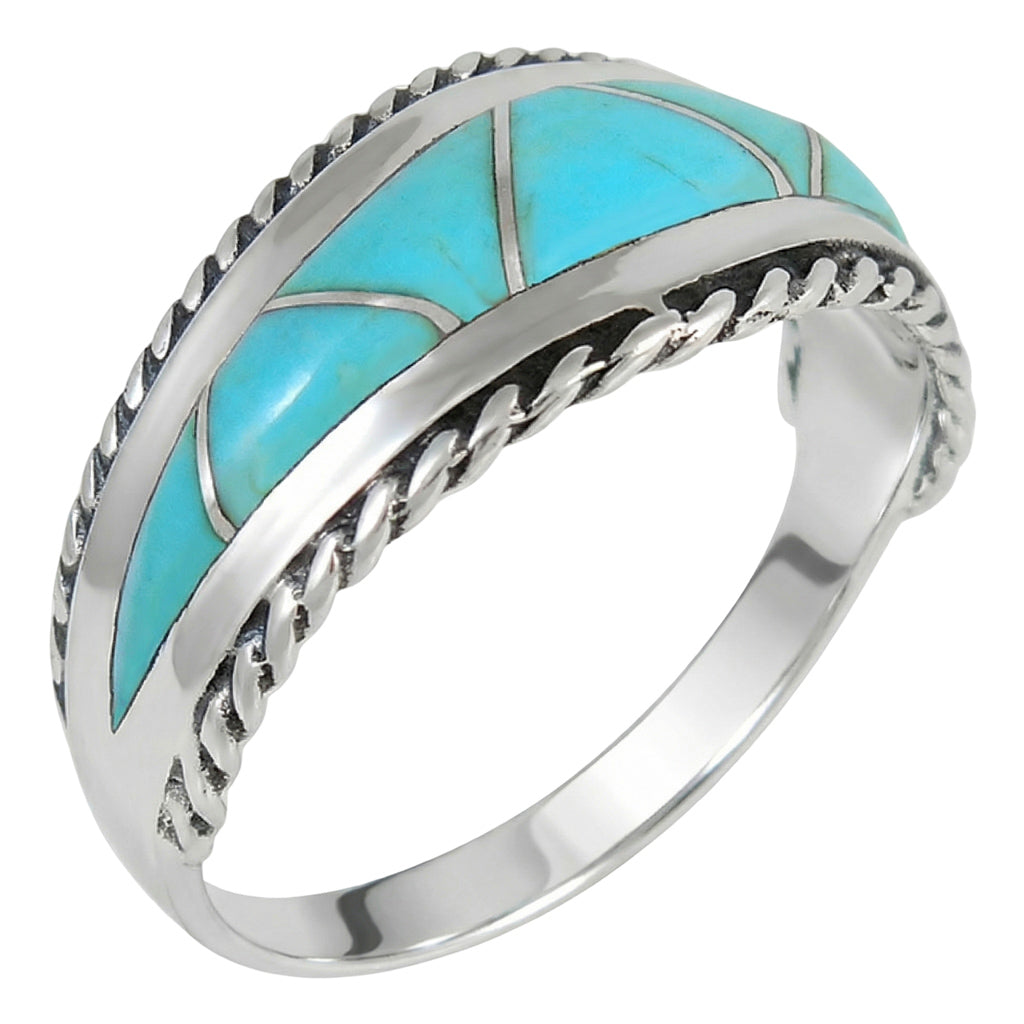 Turquoise Ring Sterling Silver R2285-C05