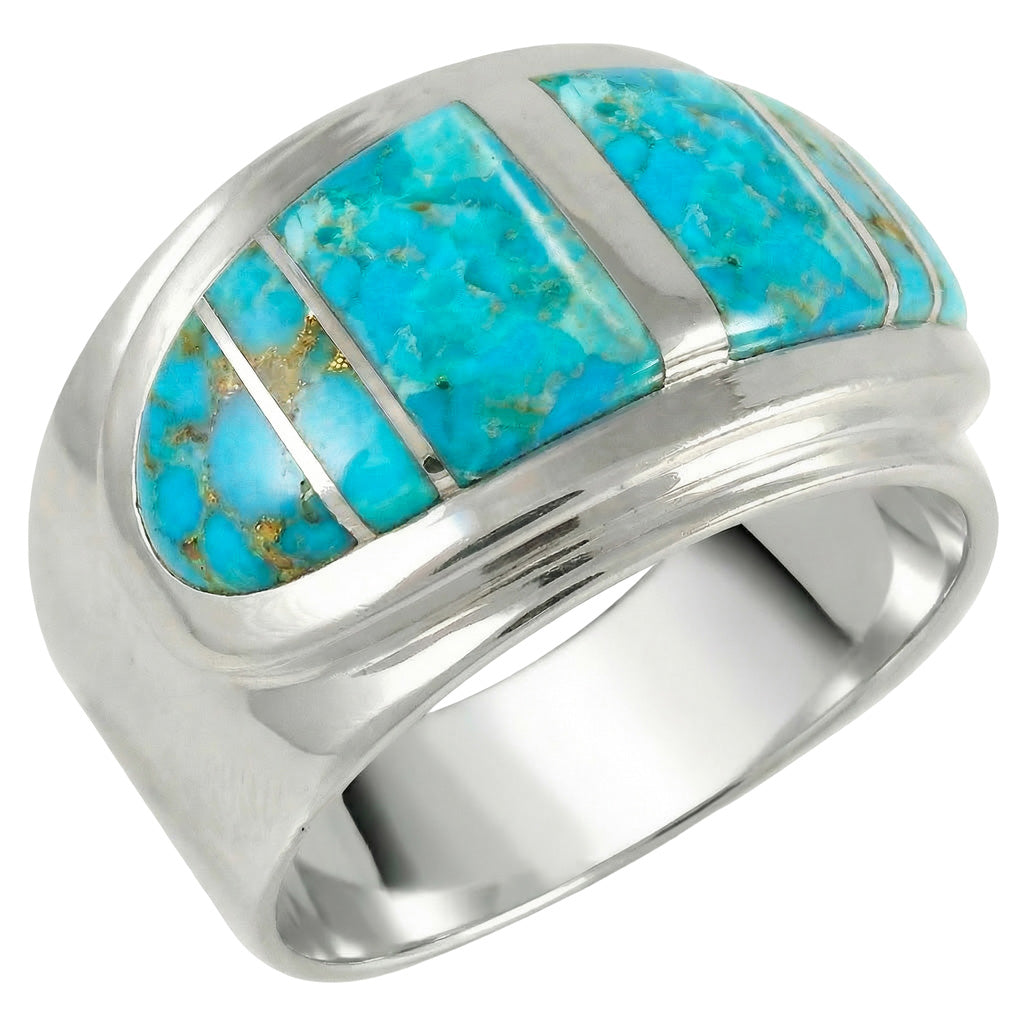 FINAL CLEARANCE - Turquoise Ring SilveryCopper™ R2292-SB-C05