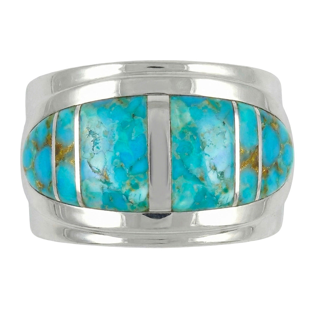 FINAL CLEARANCE - Turquoise Ring SilveryCopper™ R2292-SB-C05