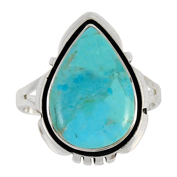 Turquoise Ring Sterling Silver R2317-C75