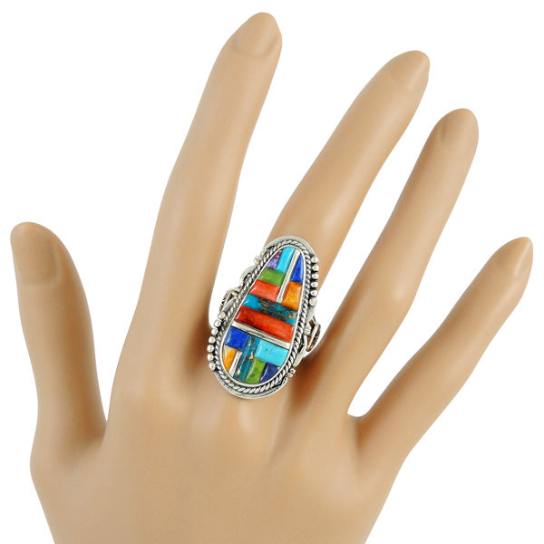 Multicolor Ring Sterling Silver R2318-C51