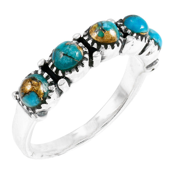 Matrix Turquoise Ring Sterling Silver R2347-C84