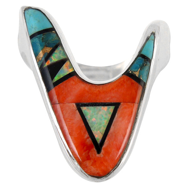 Multicolor Ring Sterling Silver R2370-C01