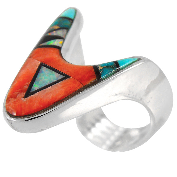 Multicolor Ring Sterling Silver R2370-C01