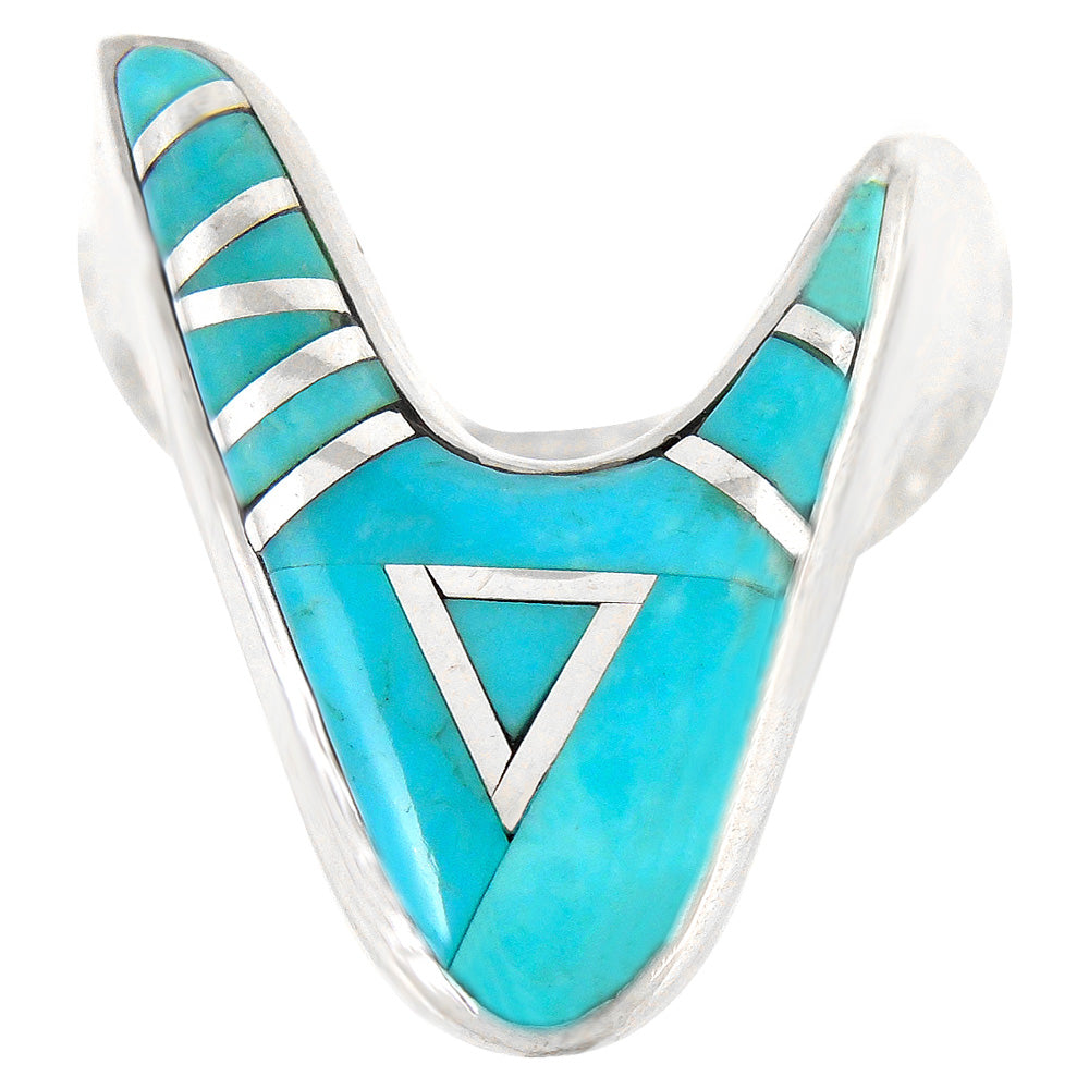 Turquoise Ring Sterling Silver R2370-C05