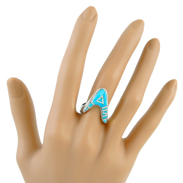 Turquoise Ring Sterling Silver R2370-C05