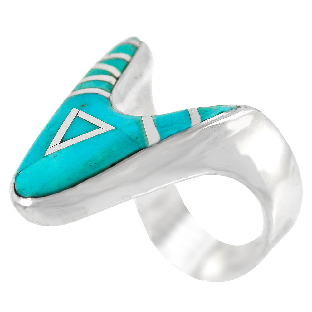 Turquoise Ring Sterling Silver R2370-C05