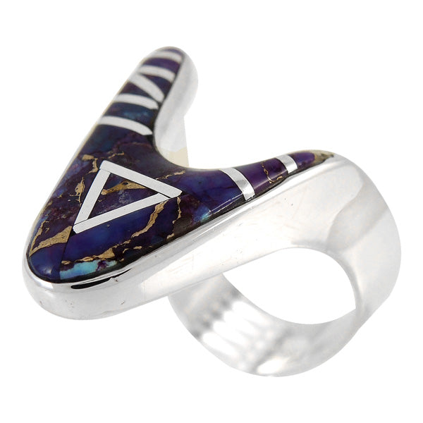 Purple Turquoise Ring Sterling Silver R2370-C07