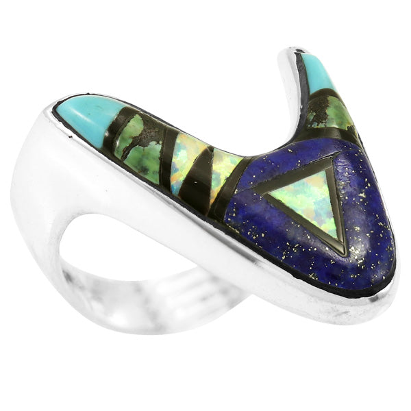 Multicolor Ring Sterling Silver R2370-C49