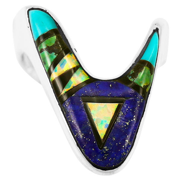Multicolor Ring Sterling Silver R2370-C49