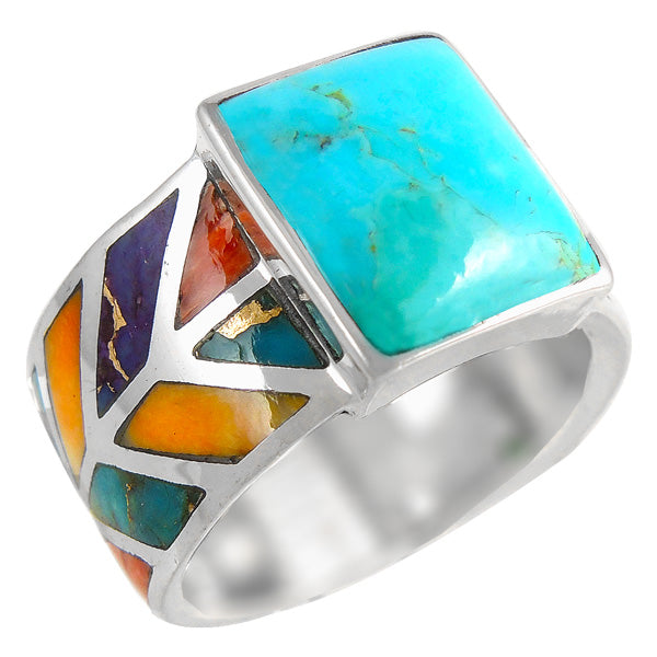 Multicolor Ring Sterling Silver R2372-C01