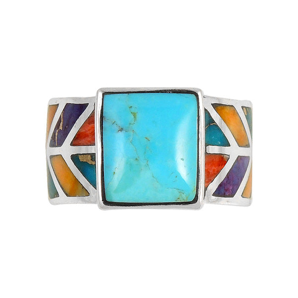 Multicolor Ring Sterling Silver R2372-C01