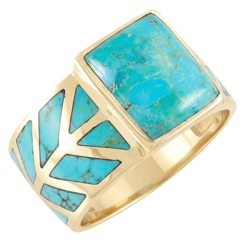 Turquoise Ring GoldCopper™ R2372-GB-C75