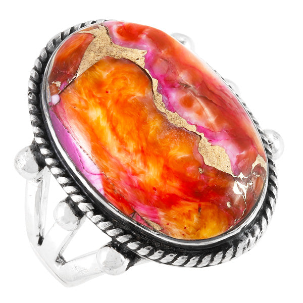 Plum Spiny Ring Sterling Silver R2381-C92