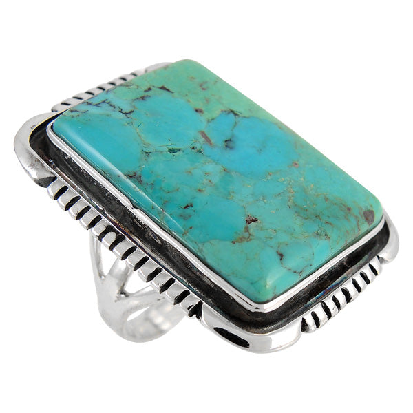 Turquoise Ring Sterling Silver R2382-C75