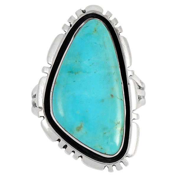 Turquoise Ring Sterling Silver R2383-C75