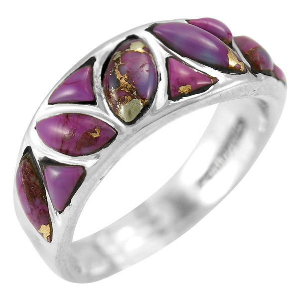Purple Turquoise Ring Sterling Silver R2388-C77