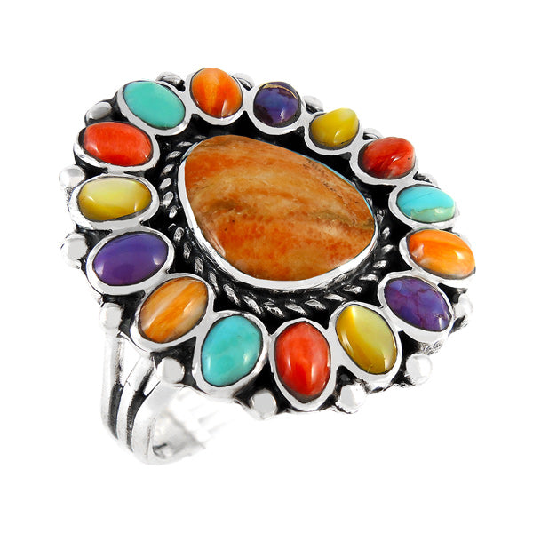 Multicolor Ring Sterling Silver R2407-C71