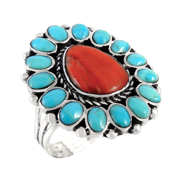 Multicolor Ring Sterling Silver R2407-C85