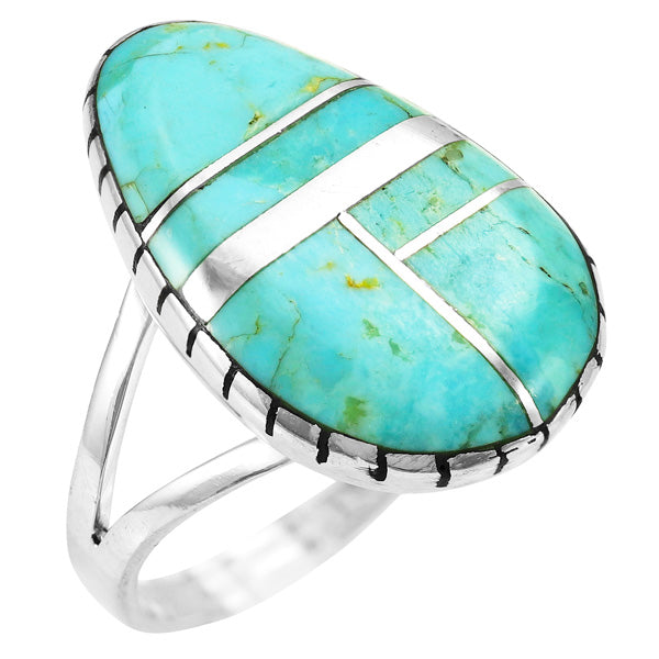 Turquoise Ring Sterling Silver R2411-C05